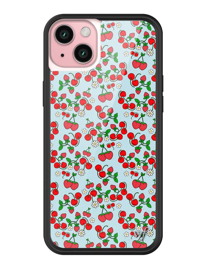 Wildflower iPhone case 15 Plus Baby Berries Fruit Cute