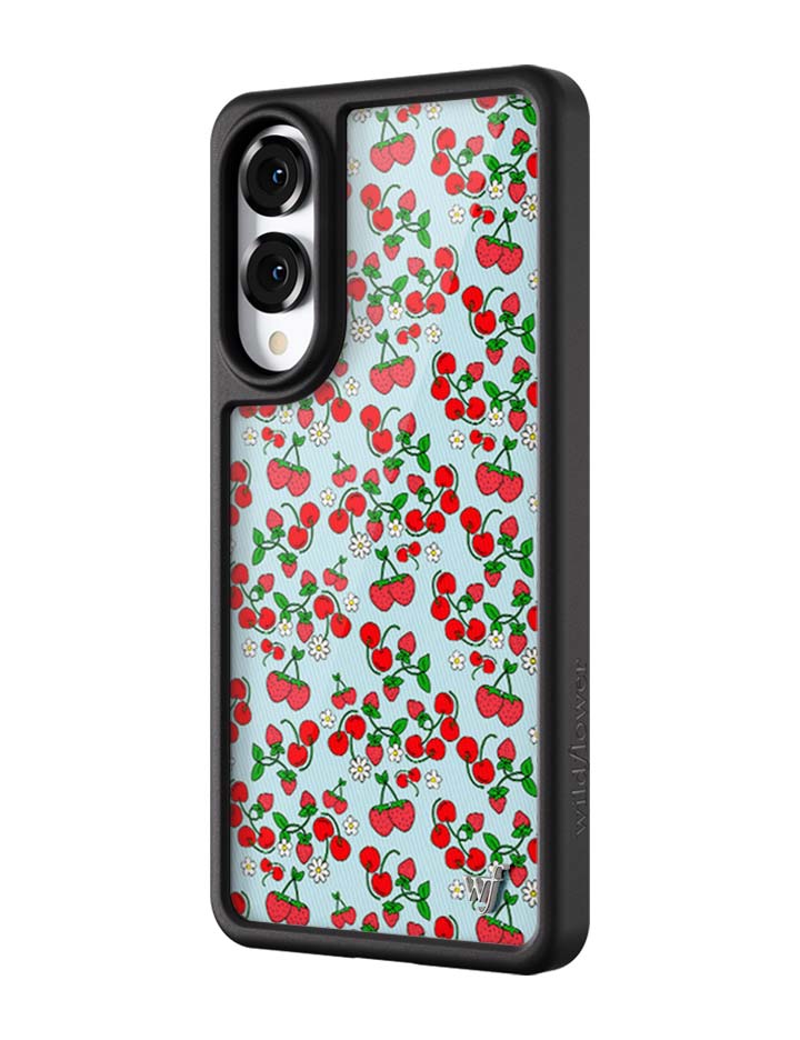 Wildflower Galaxy S25 case Edge Baby Berries Fruit Cute