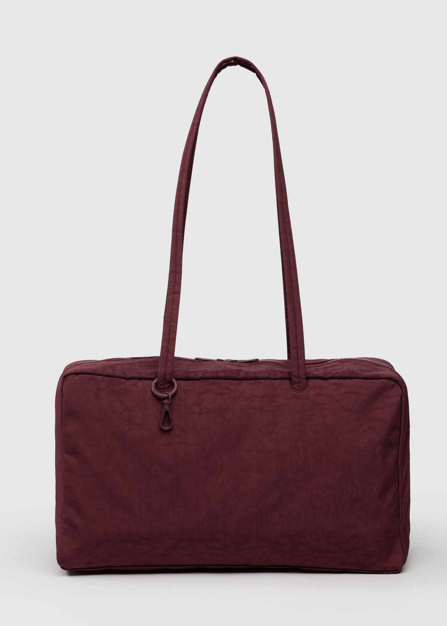 Baggu - Medium Nylon Bowler Bag - Mahogany -