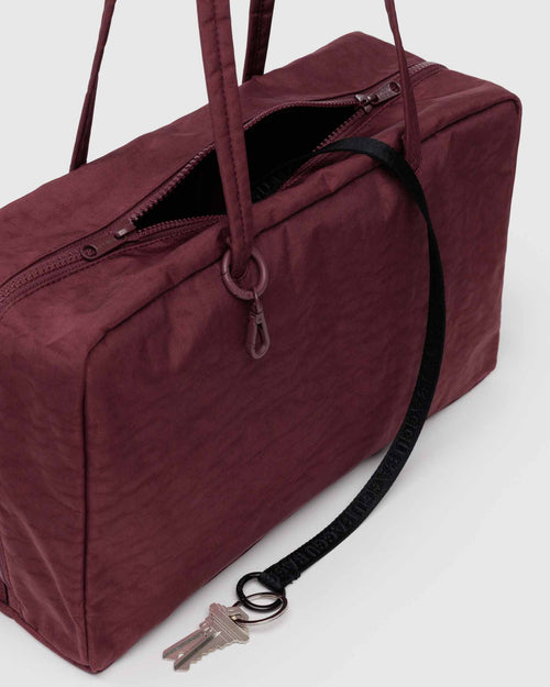 Baggu - Medium Nylon Bowler Bag - Mahogany -