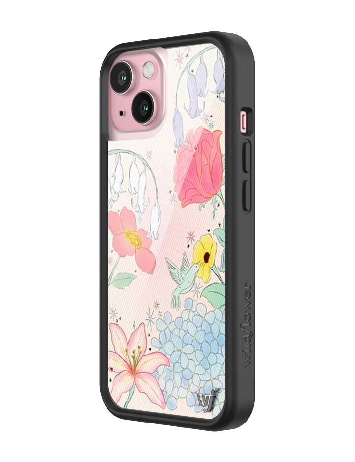 Wildflower iPhone case 15 Bluebelle Dreams Flowers Cute