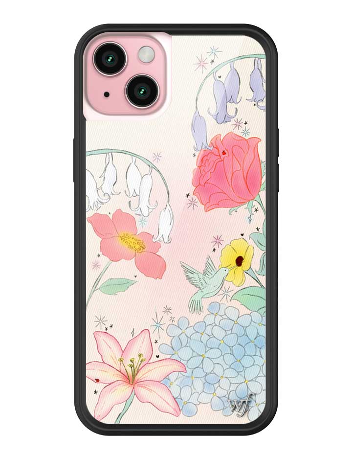 Wildflower iPhone case 15 Plus Bluebelle Dreams Flowers Cute
