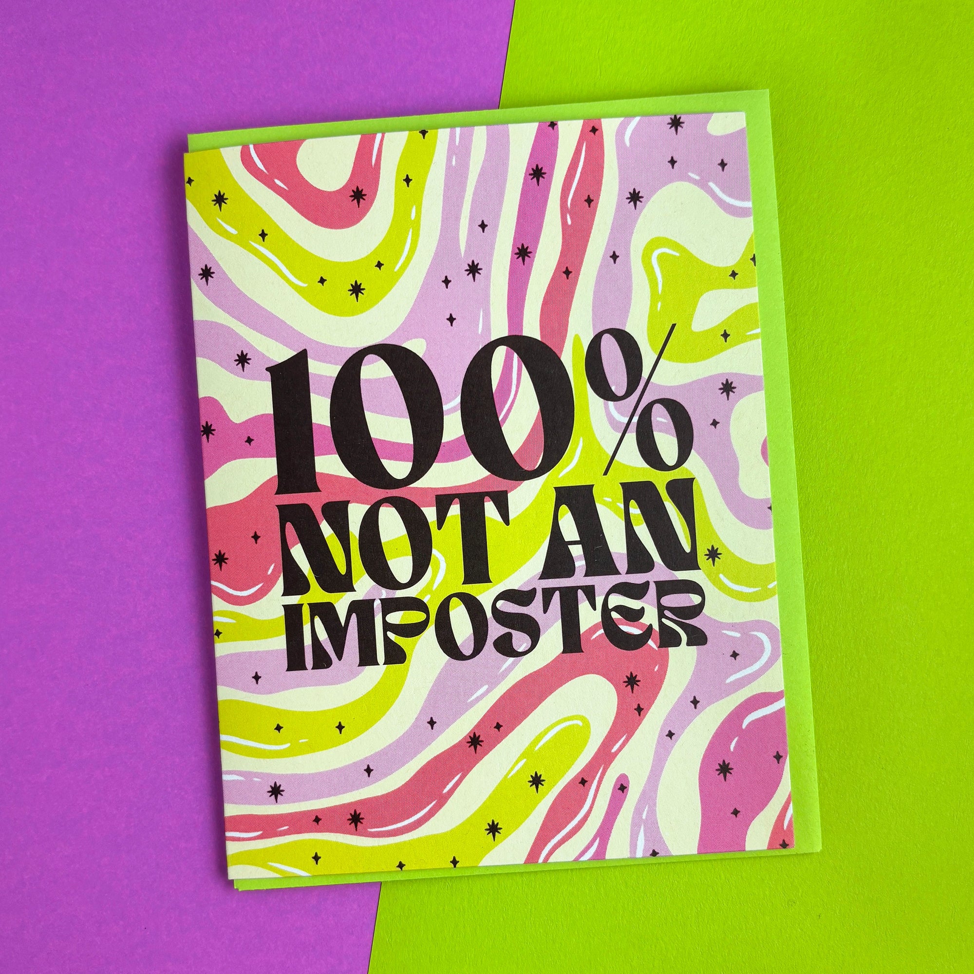 Boss Dotty Paper Co. - 100% Not An Imposter Card -