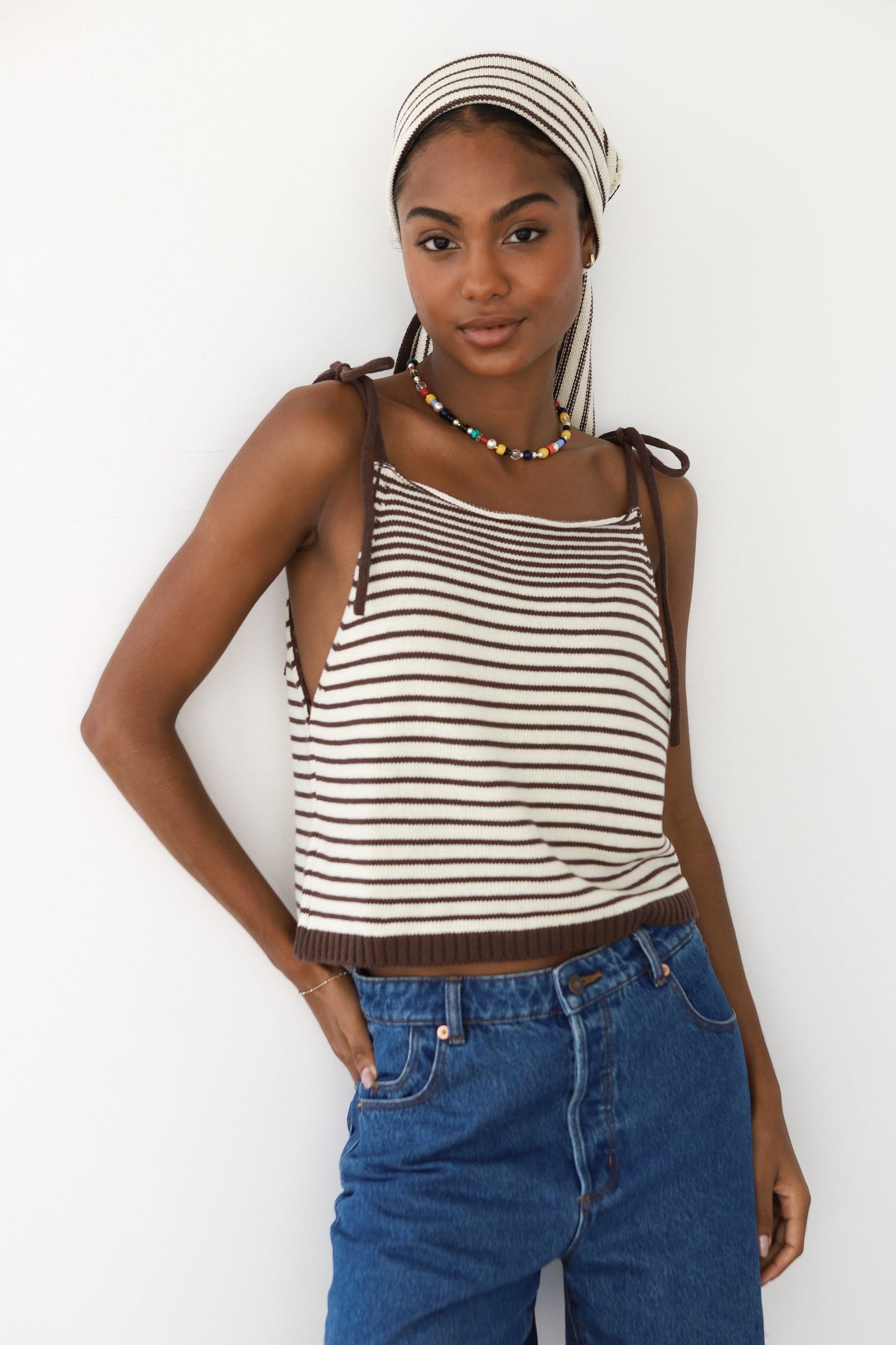 Beatriz Shoulder Tie Tank