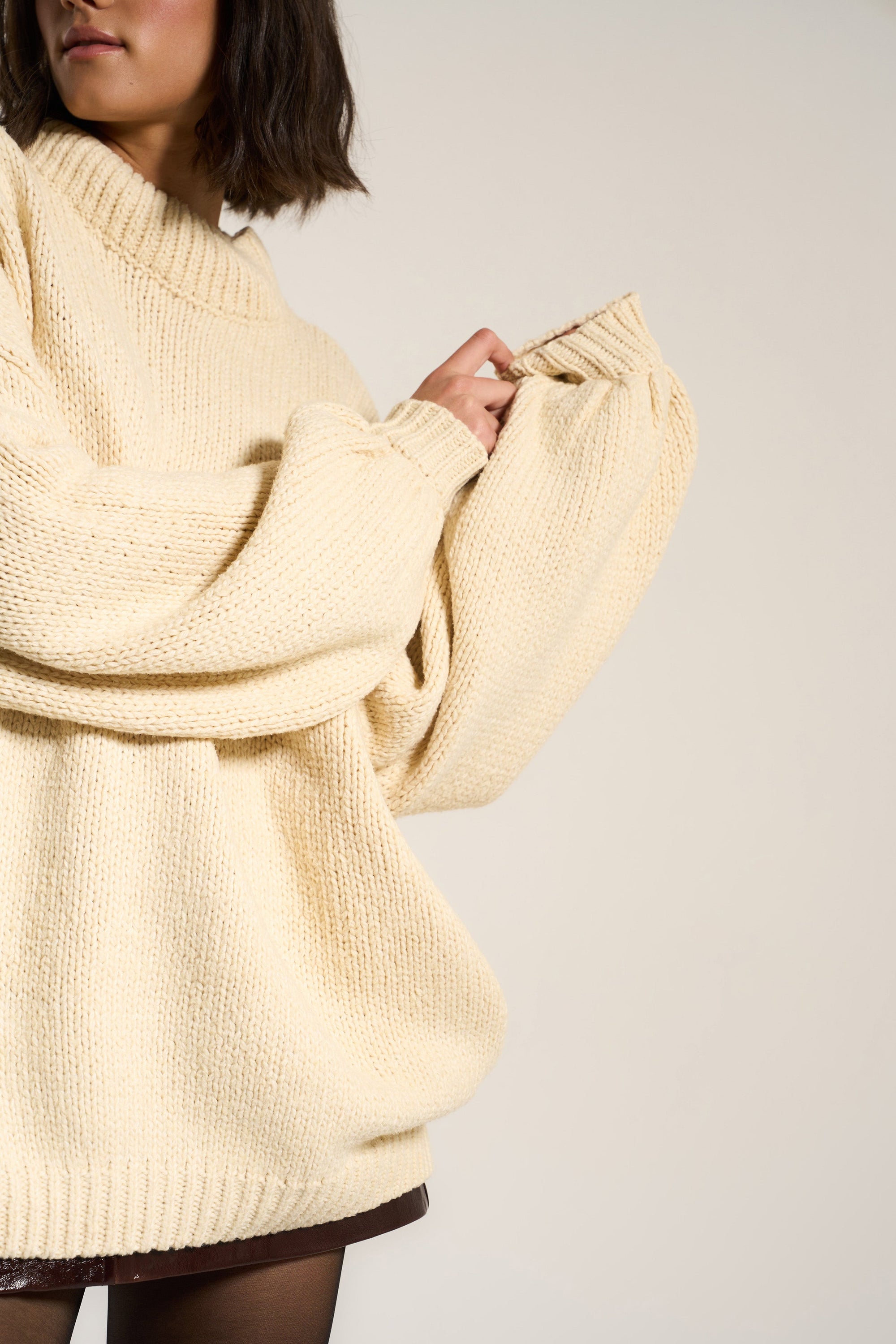 Callahan Knitwear - Bellamy Pullover - Swan -