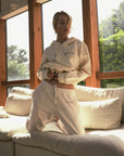 Gergana Ivanova - Organic Cotton Joggers - Vanilla -
