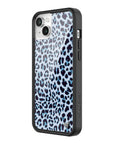 Wildflower iPhone case 14 Blue Meow Leopard Cute
