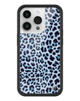 Wildflower iPhone case 14 Pro Blue Meow Leopard Cute