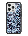 Wildflower iPhone case 16 Pro Blue Meow Leopard Cute