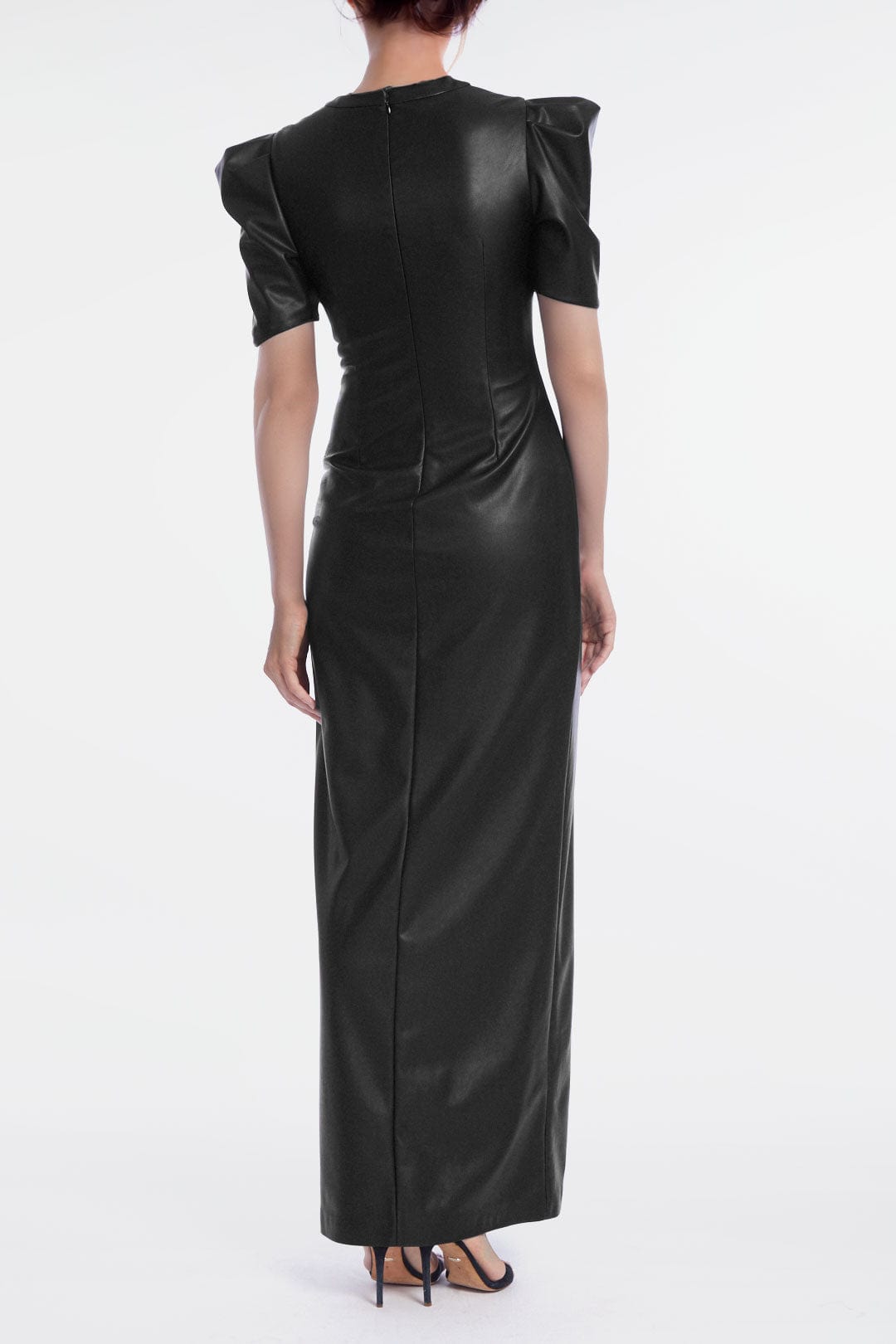 ONE33 SOCIAL - The Toby - Leather Maxi Dress -