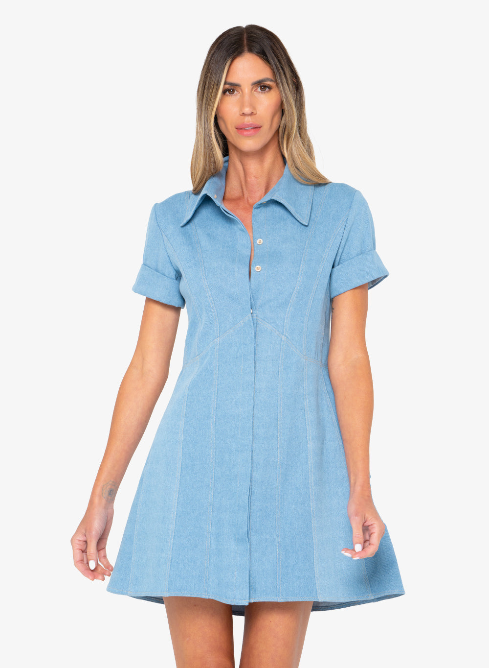 JBQ - Boden Dress - Sky -