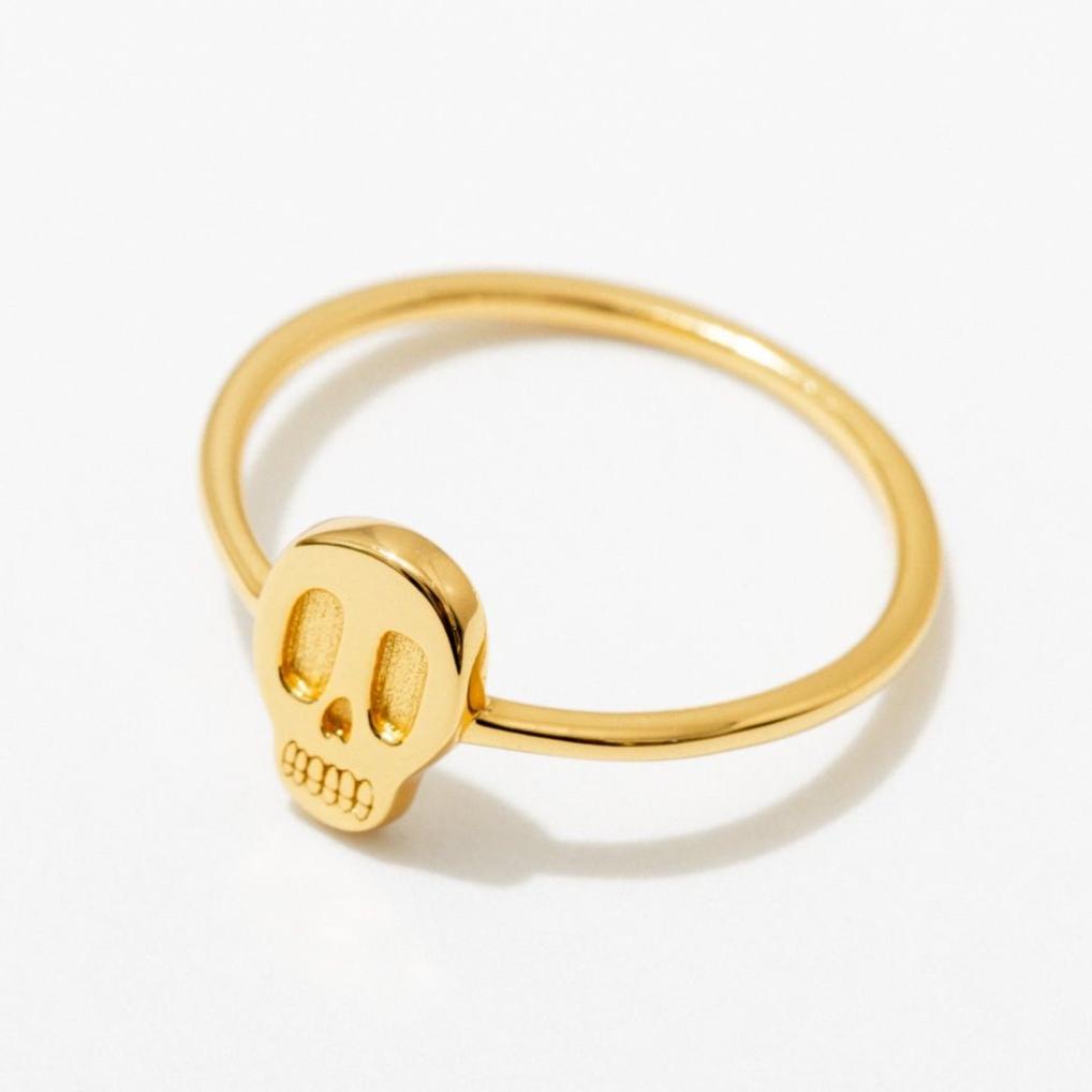 Larissa Loden - Skull Stacking Ring -