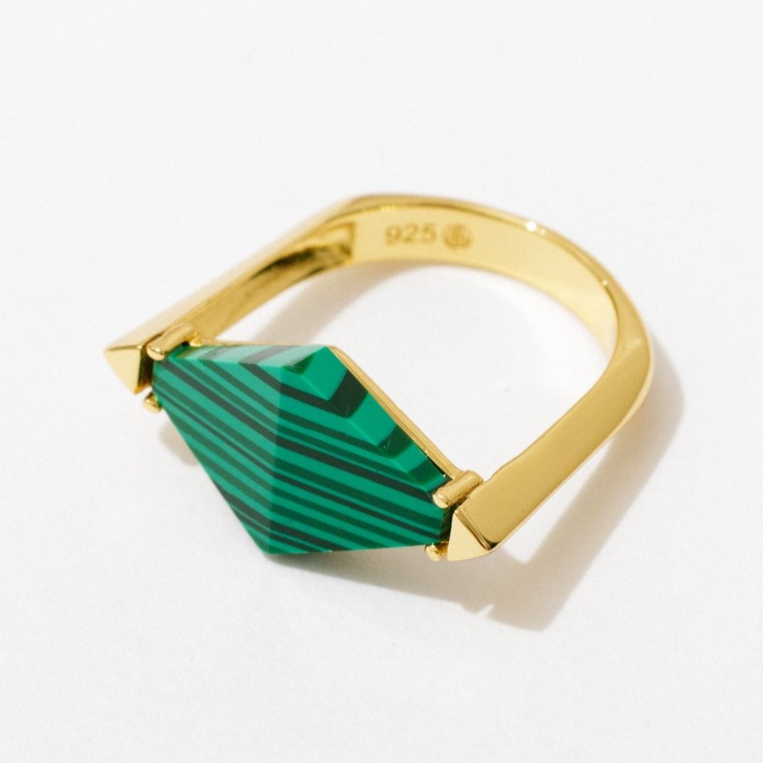 Larissa Loden - Malachite Ring -