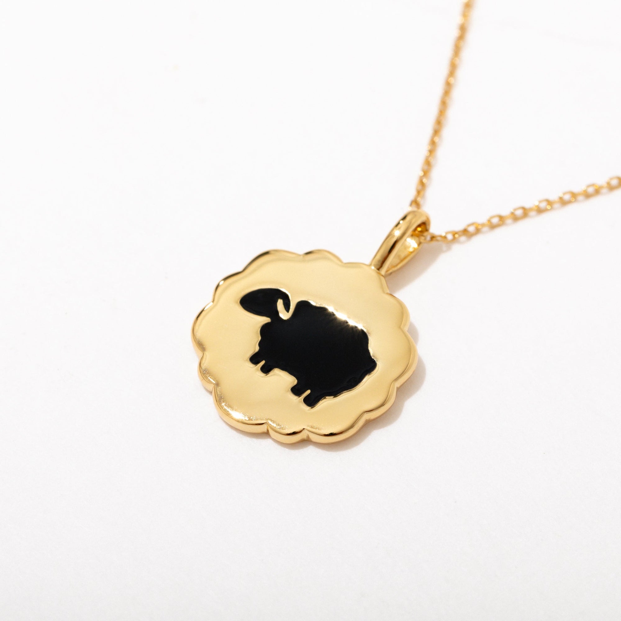 Larissa Loden - Black Sheep Coin Pendant Necklace -