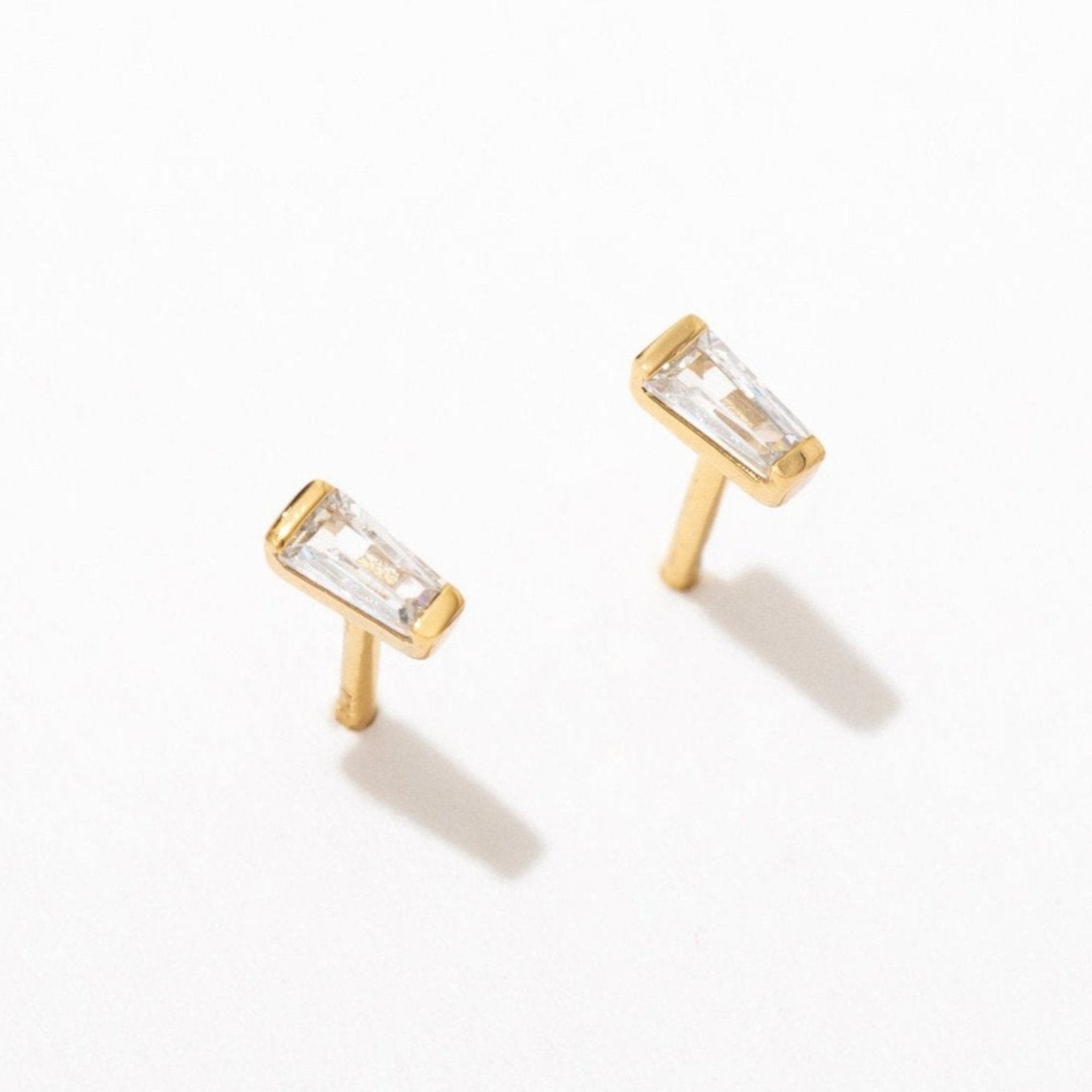 Larissa Loden - Baguette Studs -