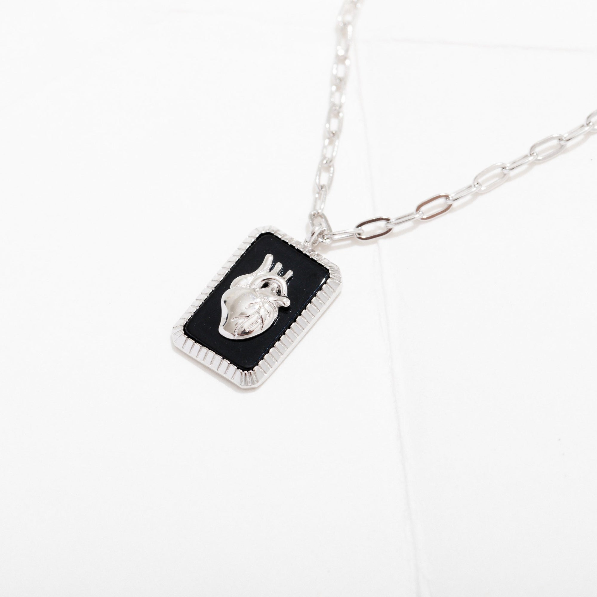 Larissa Loden - Anatomical Heart Pendant Necklace - Sterling Silver
