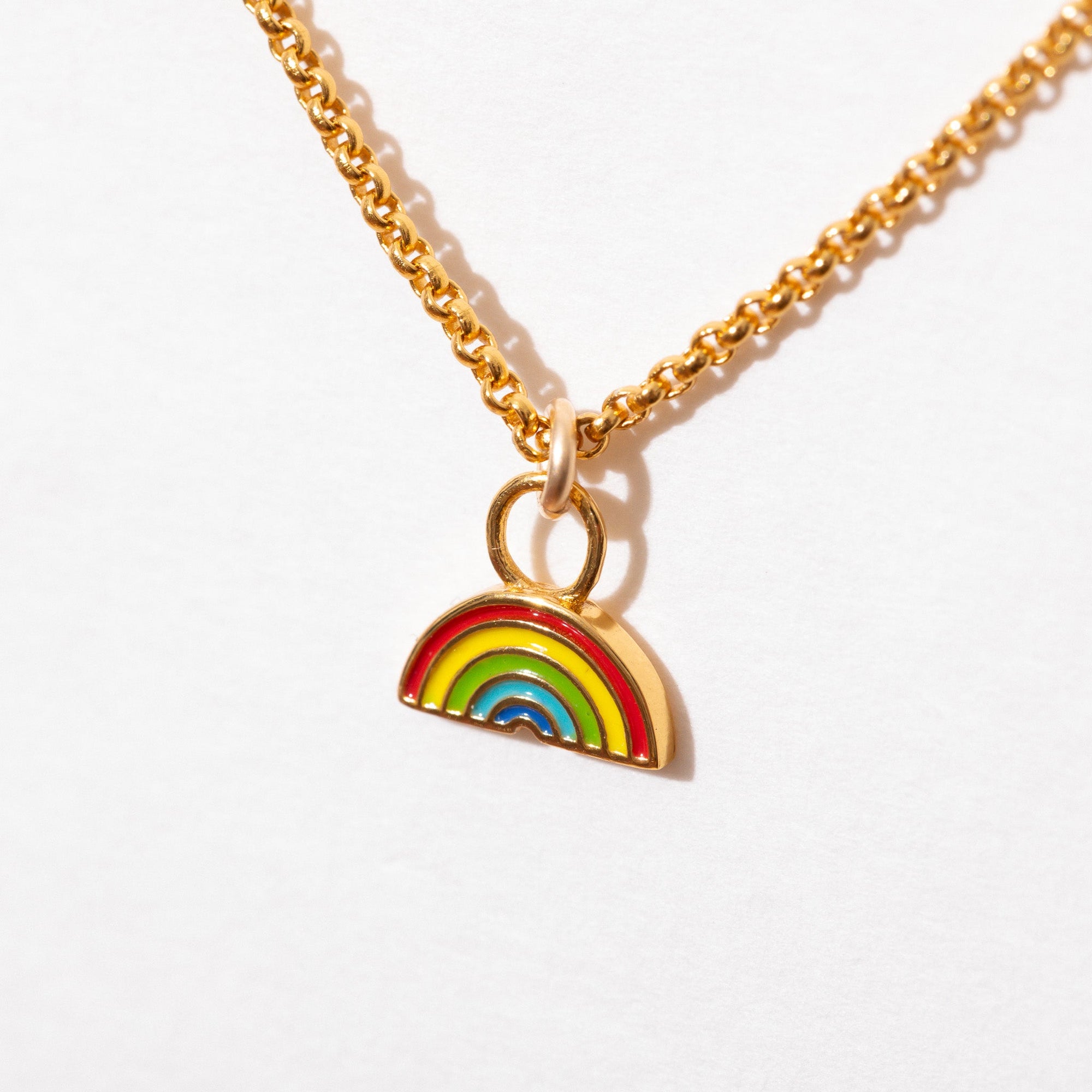 Larissa Loden - Rainbow Charm Necklace -