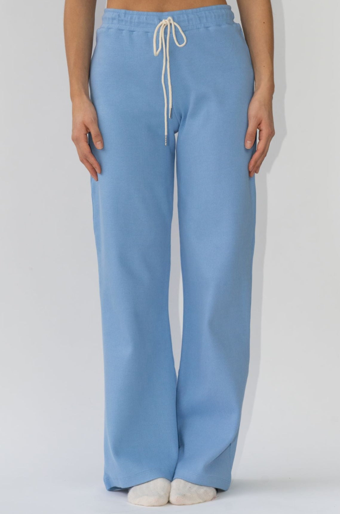 Wildflo Studio - Wide Leg Lounge Pants Cornflower -