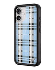 Wildflower iPhone case 17 Plaid Blue Cute