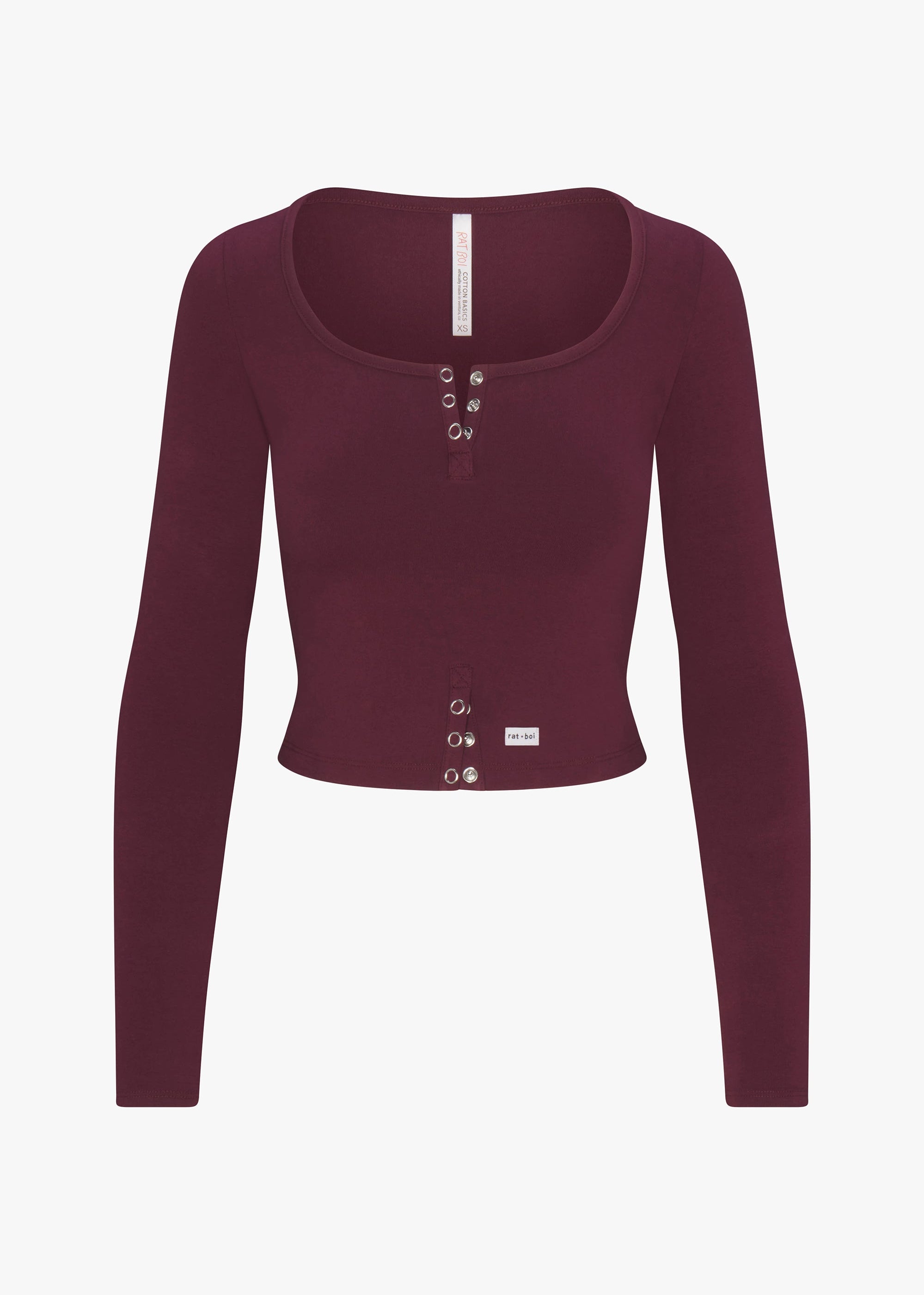 Rat Boi - Butterfly Snap Top - Boysenberry -