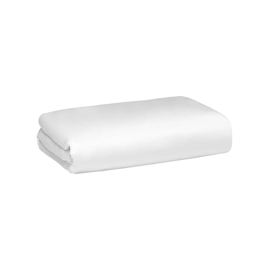 ettitude - CleanBamboo® Signature Sateen Crib & Toddler Fitted Sheet - Cloud White Crib