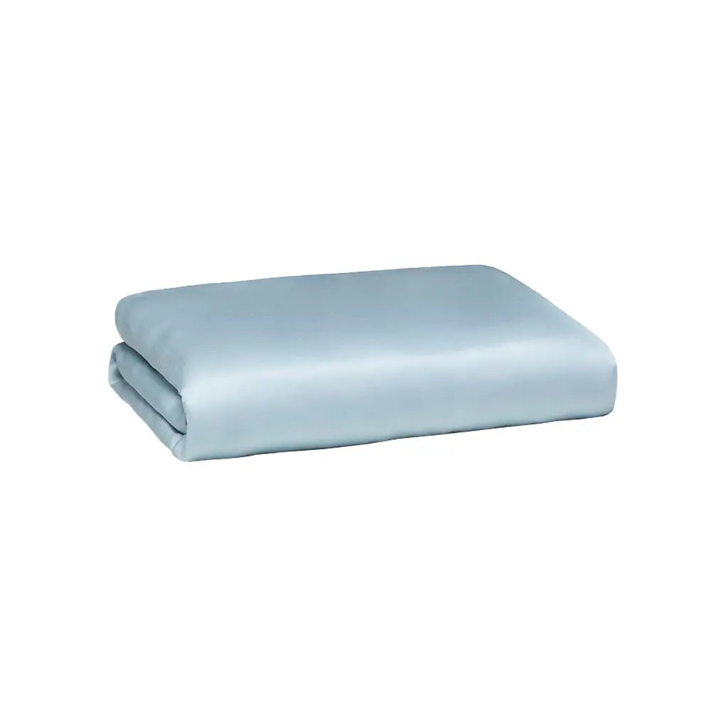 ettitude - CleanBamboo® Signature Sateen Crib & Toddler Fitted Sheet - Starlight Blue Crib