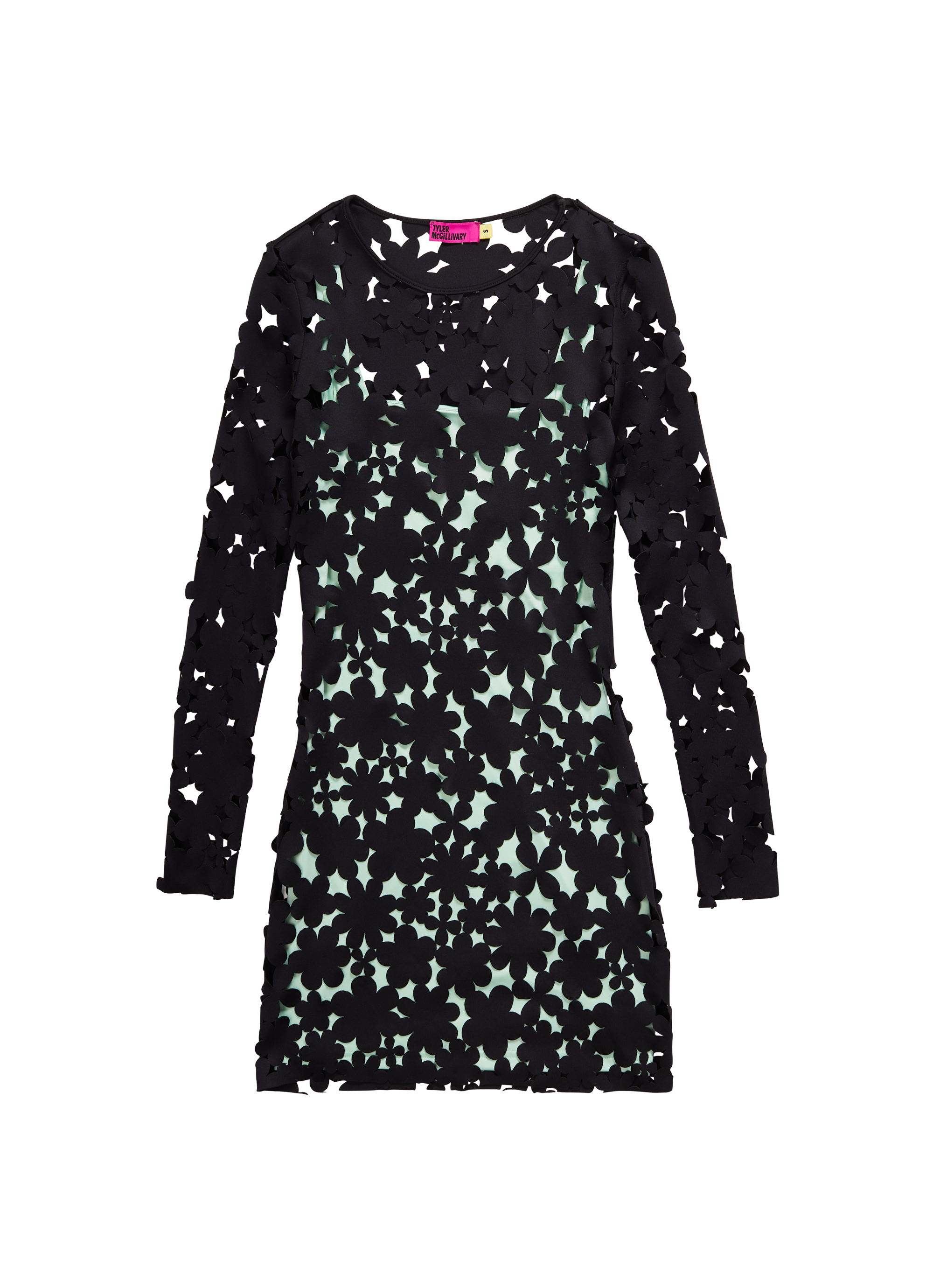 Tyler McGillivary - Barry Dress - Black Cartoon Cutout -