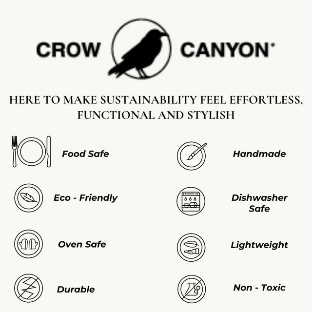 Crow Canyon Home - Rainbow Falls 8 oz Small Tumbler - Black -