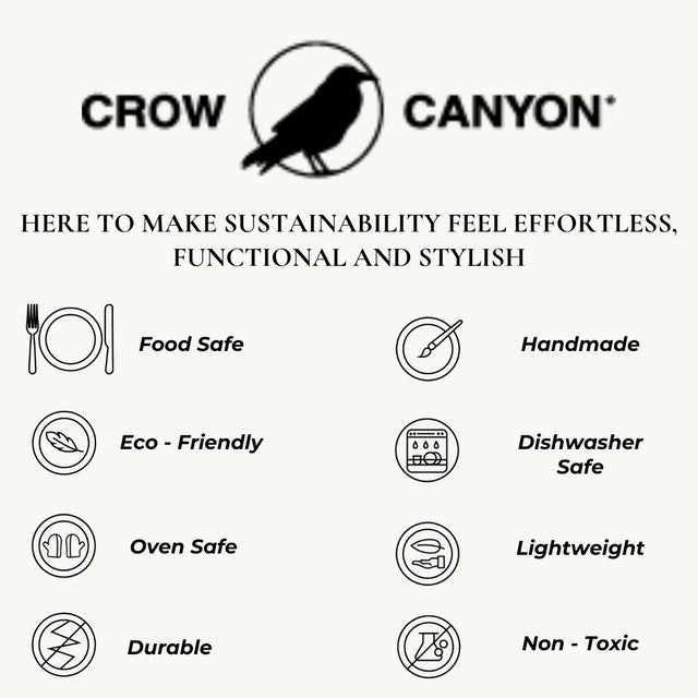 Crow Canyon Home - Rainbow Falls Cereal Bowl - Black -