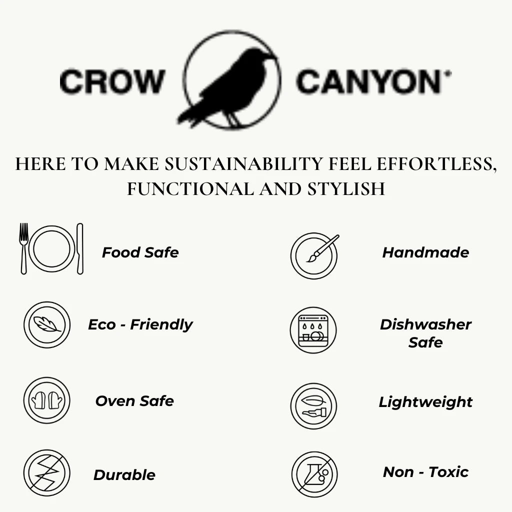 Crow Canyon Home - Splatter Medium Spoon - Grey -