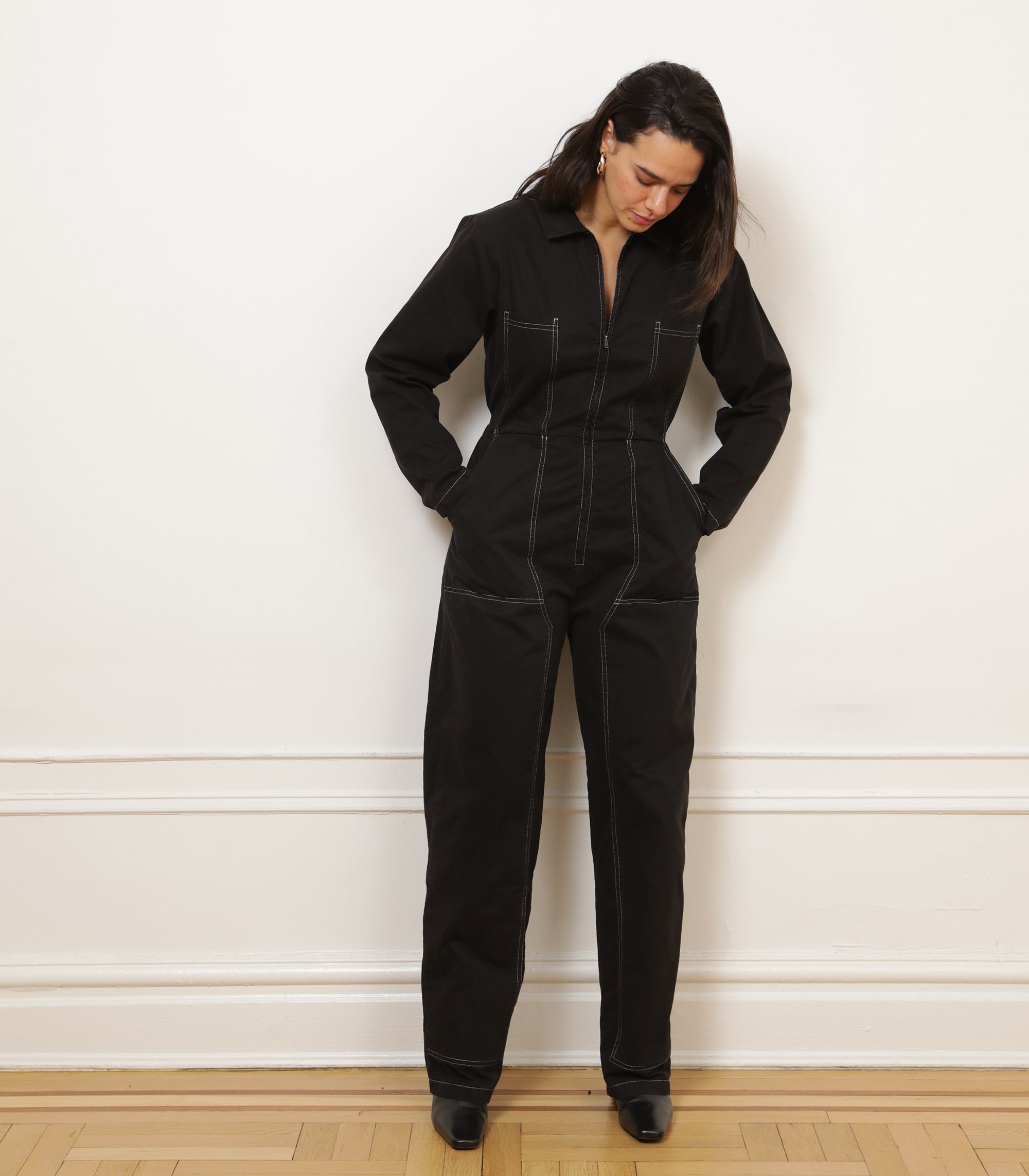 Loup - Gaby Carpenter Jumpsuit - Black -
