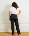 Long James Straight-Leg Work Pant - Black