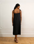 Penelope Tie Strap Dress - Black