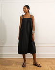 Penelope Tie Strap Dress - Black