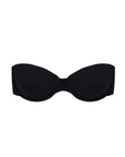 Montce - Black Rib Bustier Bikini Top -
