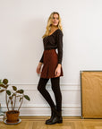 Loup - Cocoa Gina Skirt -