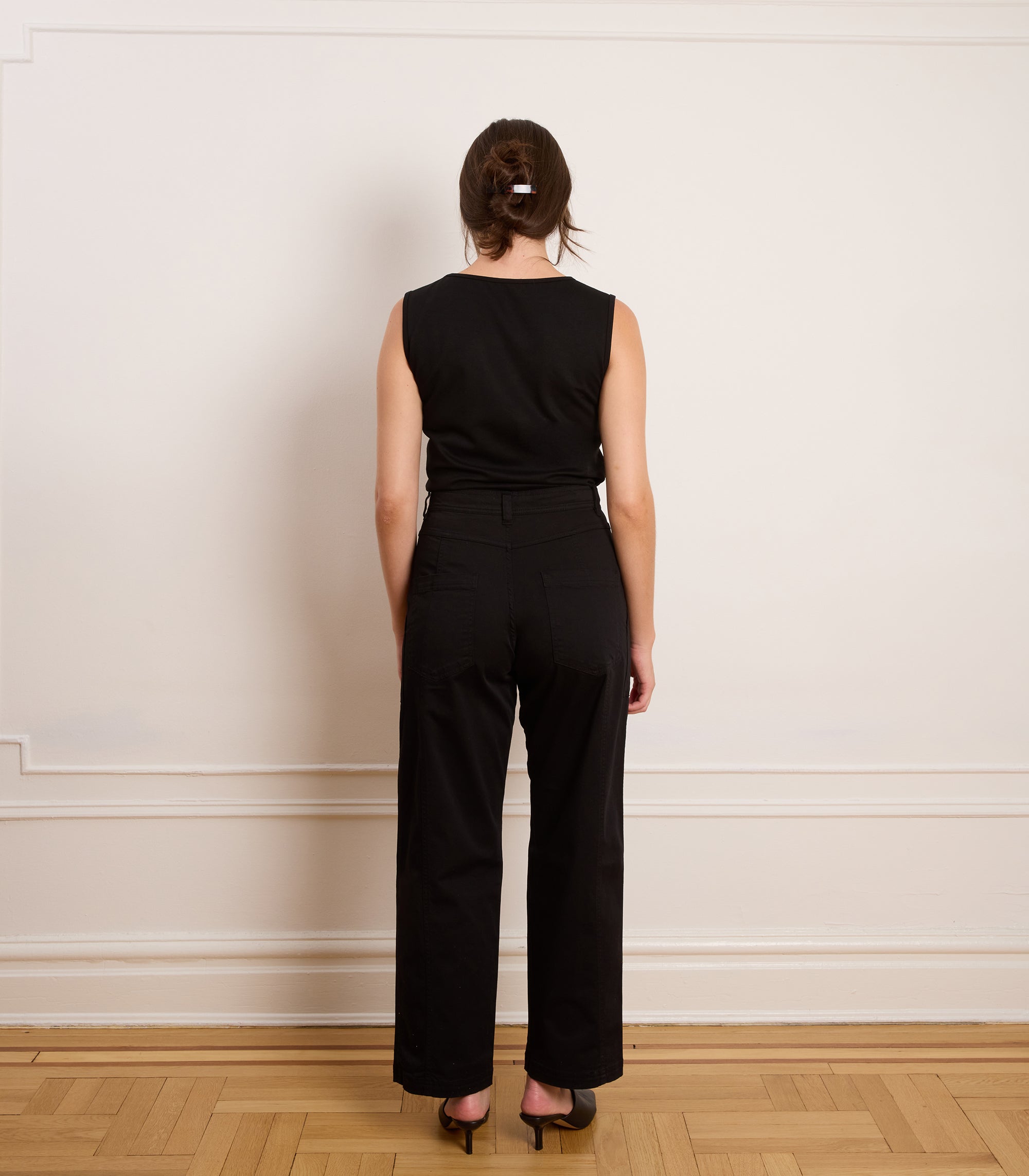 Loup - Jess Relaxed Seamed Trousers - Black -