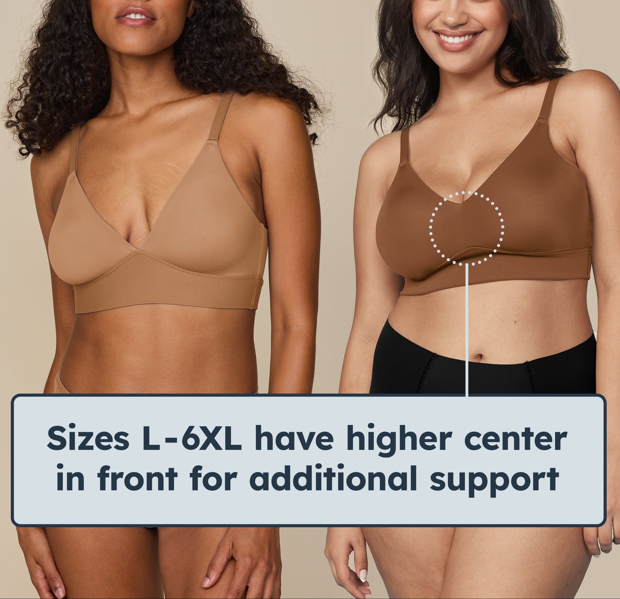 Harper Wilde - Bliss Triangle Bralette: The EveryGirl - Black -