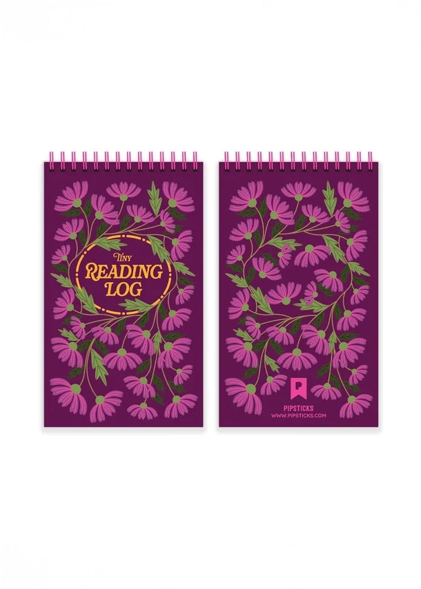 Pipsticks - Tiny Reading Log Mini Notebook -