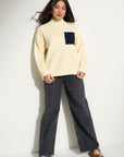 Callahan Knitwear - Bradley Oversized Turtleneck - Creme -