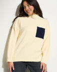 Callahan Knitwear - Bradley Oversized Turtleneck - Creme -