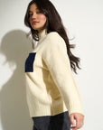 Callahan Knitwear - Bradley Oversized Turtleneck - Creme -