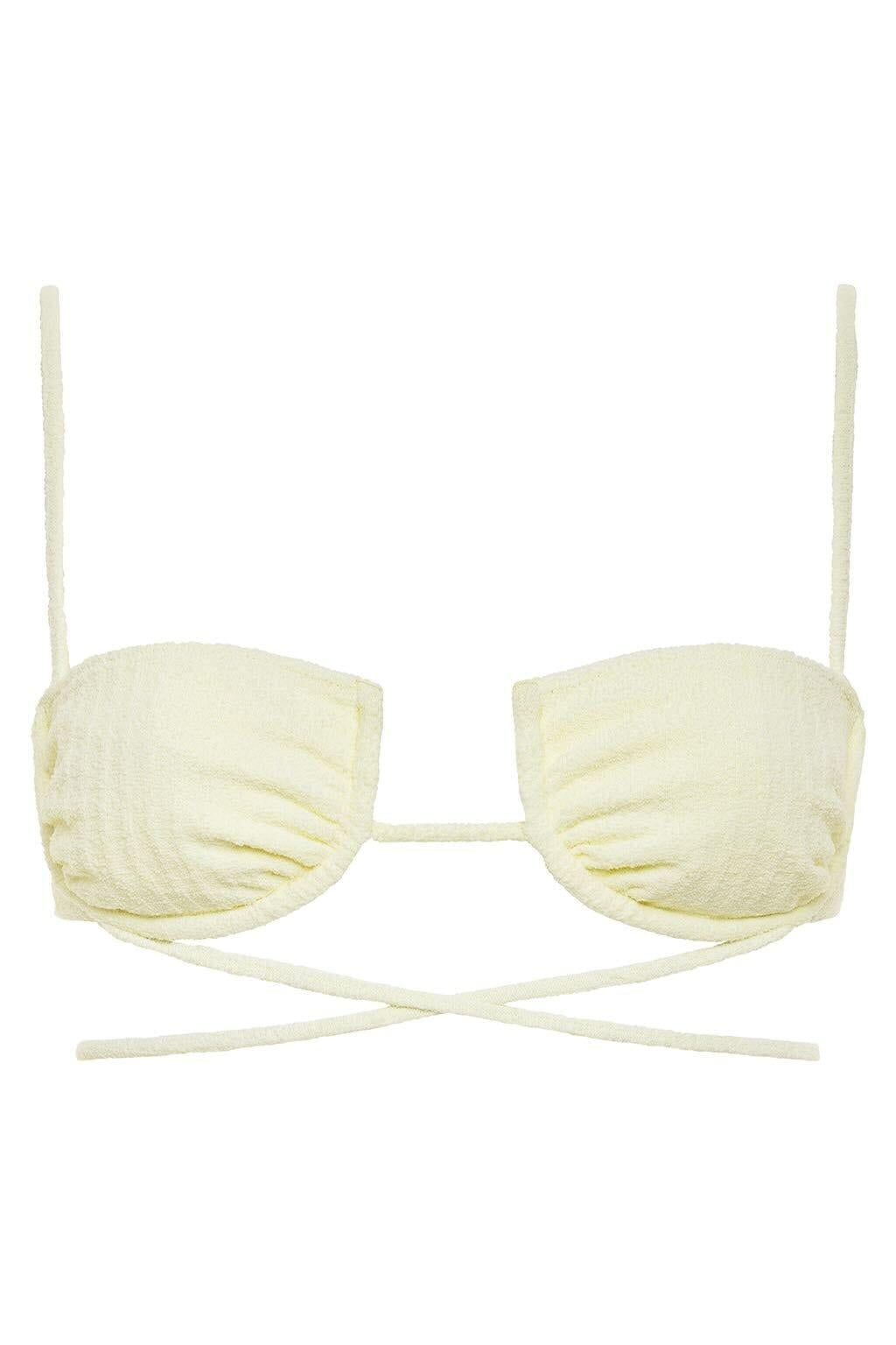 Montce - Buttercream Rib Simone Bikini Top -