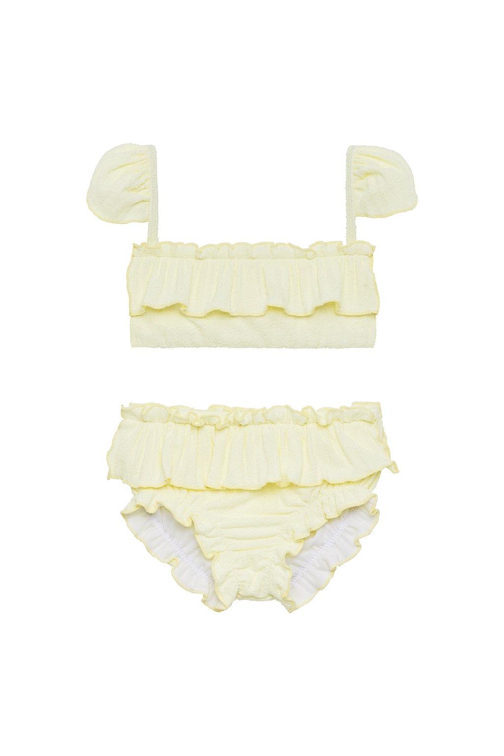 Montce - Buttercream Rib Mini Cabana Bikini Set -