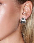 Celeste Starre - Golden Tribe Earrings - White Gold -