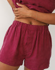 The Boxer Short - Plum