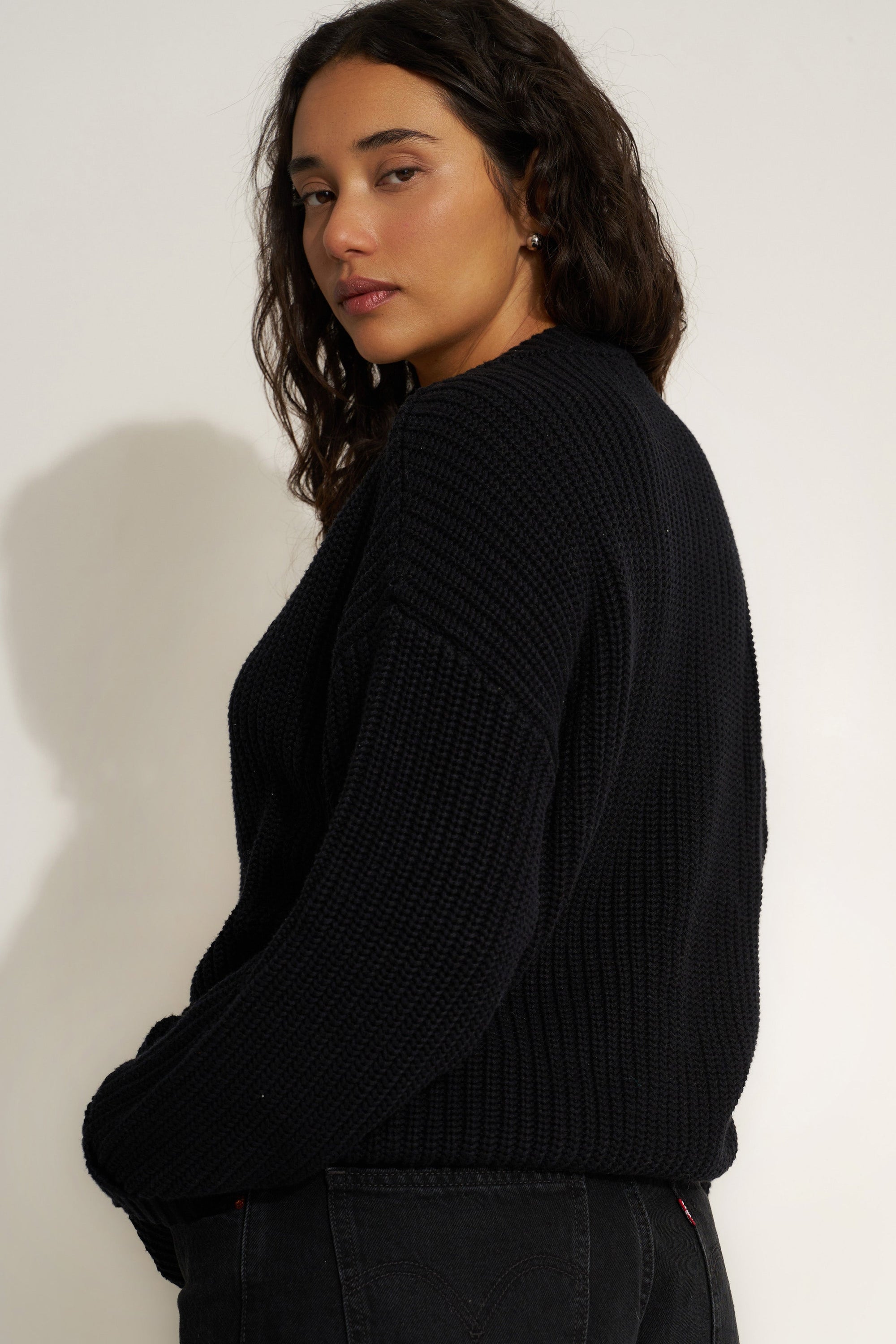 Callahan Knitwear - The Cardigan - Black -
