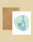 Nice Paper - Greeting Card - Champagne Celebration -