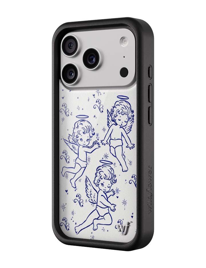 Wildflower Cherubs iPhone 17 Pro Case