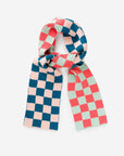Verloop - Checkerboard Knit Mini Scarf -